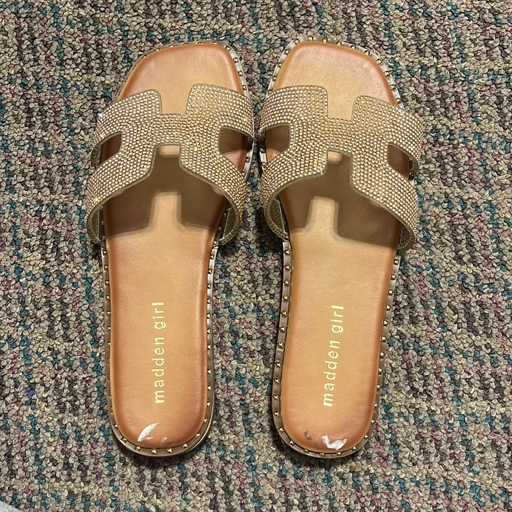 Madden girl blinged sandals